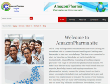 Tablet Screenshot of amazonpharma.com